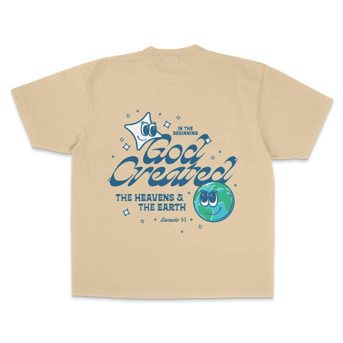 Genesis 1:1 — Garment-Dyed Crewneck Tee