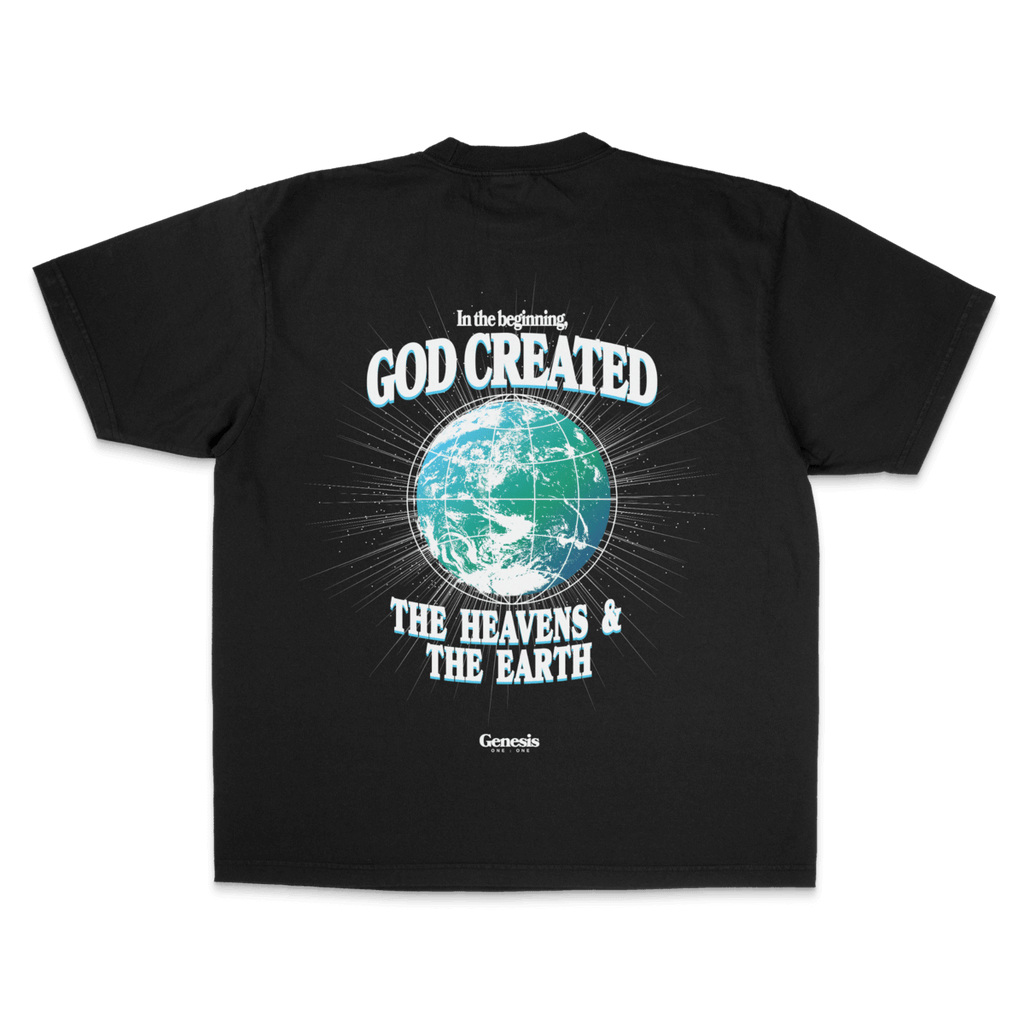 Genesis 1:1 — Garment-Dyed Crewneck Tee