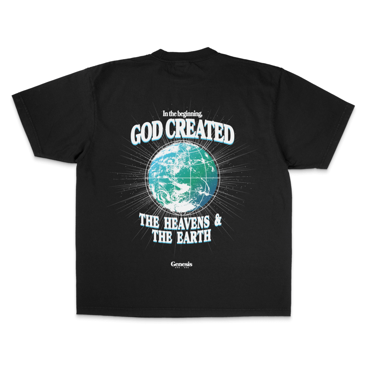 Genesis 1:1 — Garment-Dyed Crewneck Tee