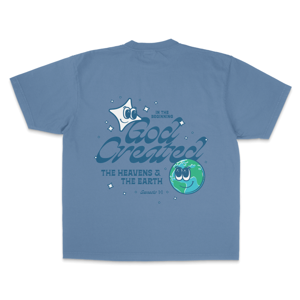 Genesis 1:1 — Garment-Dyed Crewneck Tee