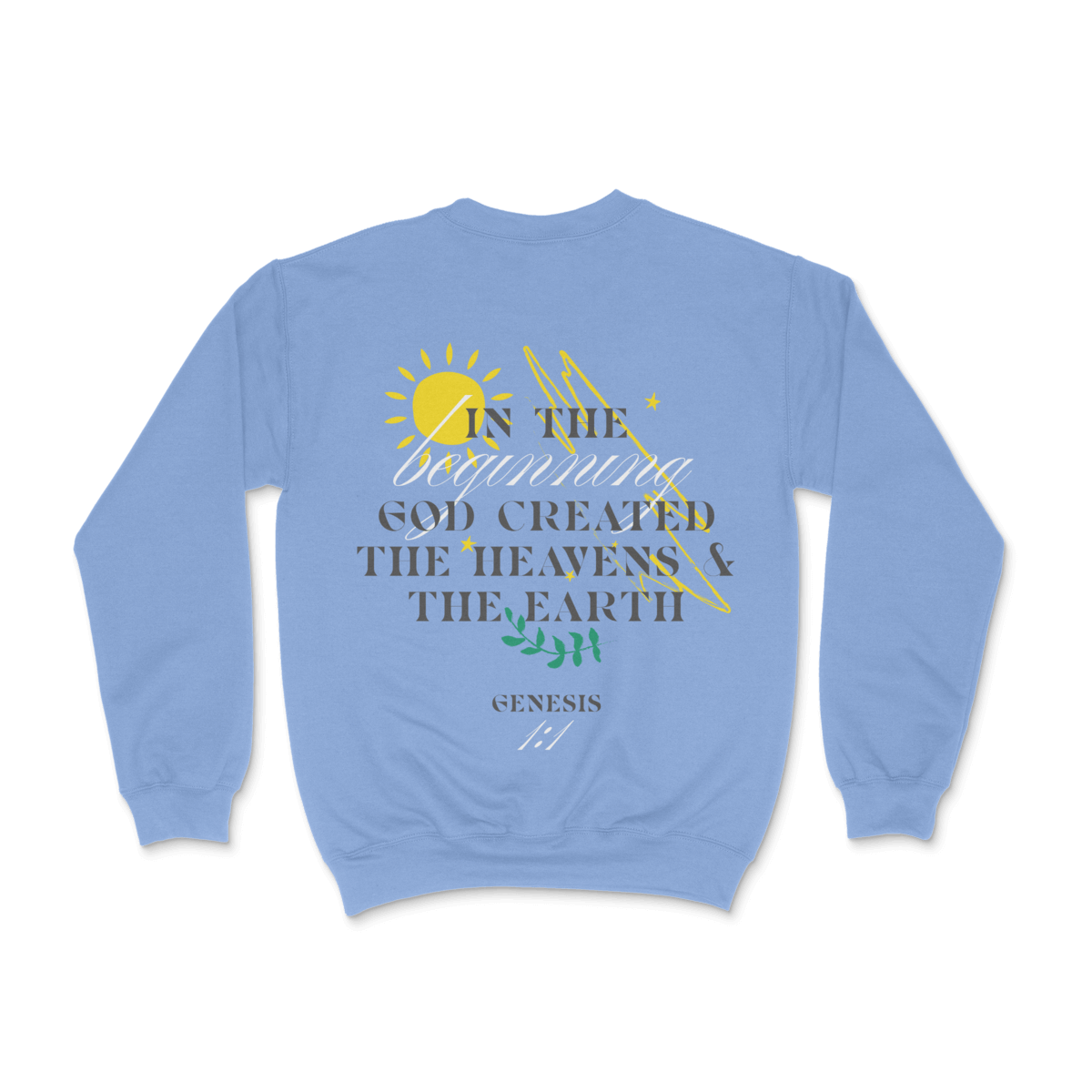 Genesis 1:1 — Heavyweight Crewneck