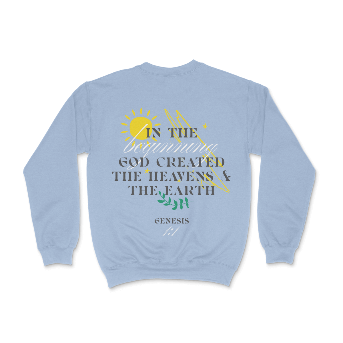 Genesis 1:1 — Heavyweight Crewneck