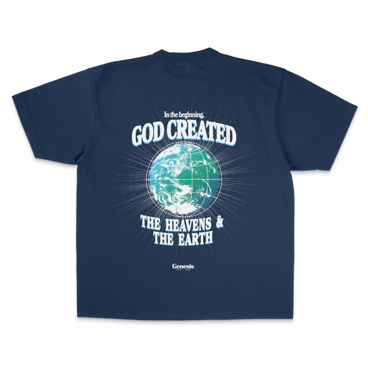 Genesis 1:1 — Garment-Dyed Crewneck Tee