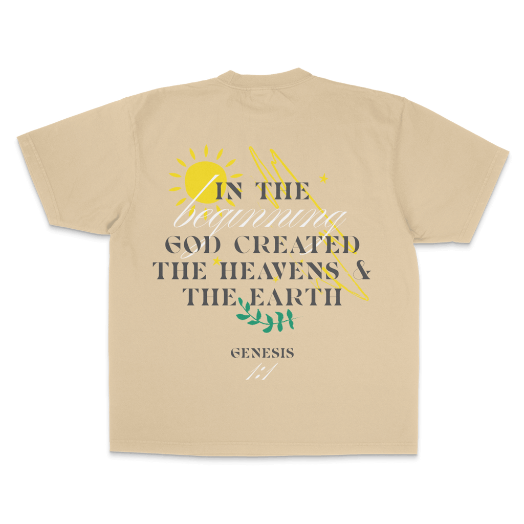 Genesis 1:1 — Garment-Dyed Crewneck Tee