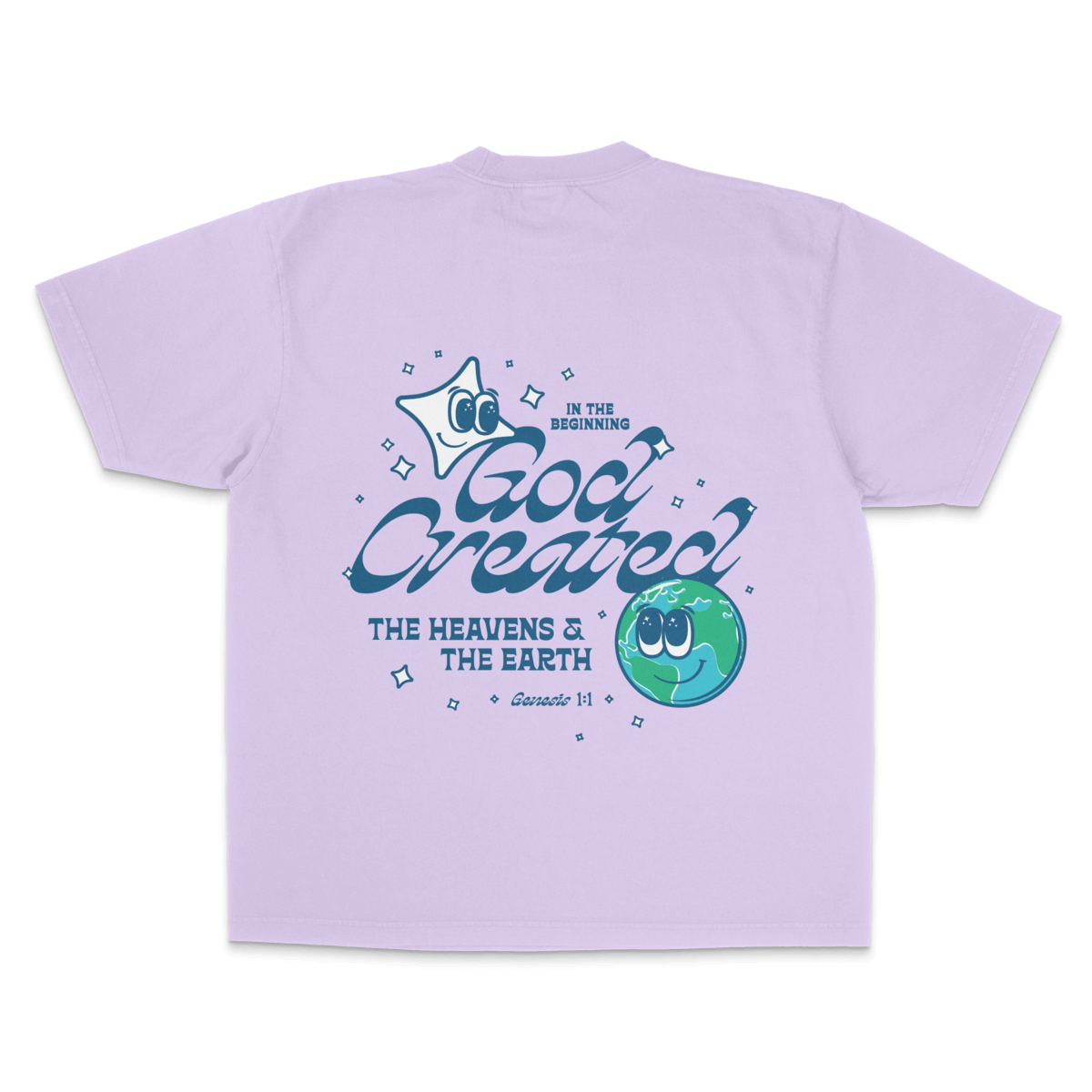 Genesis 1:1 — Garment-Dyed Crewneck Tee