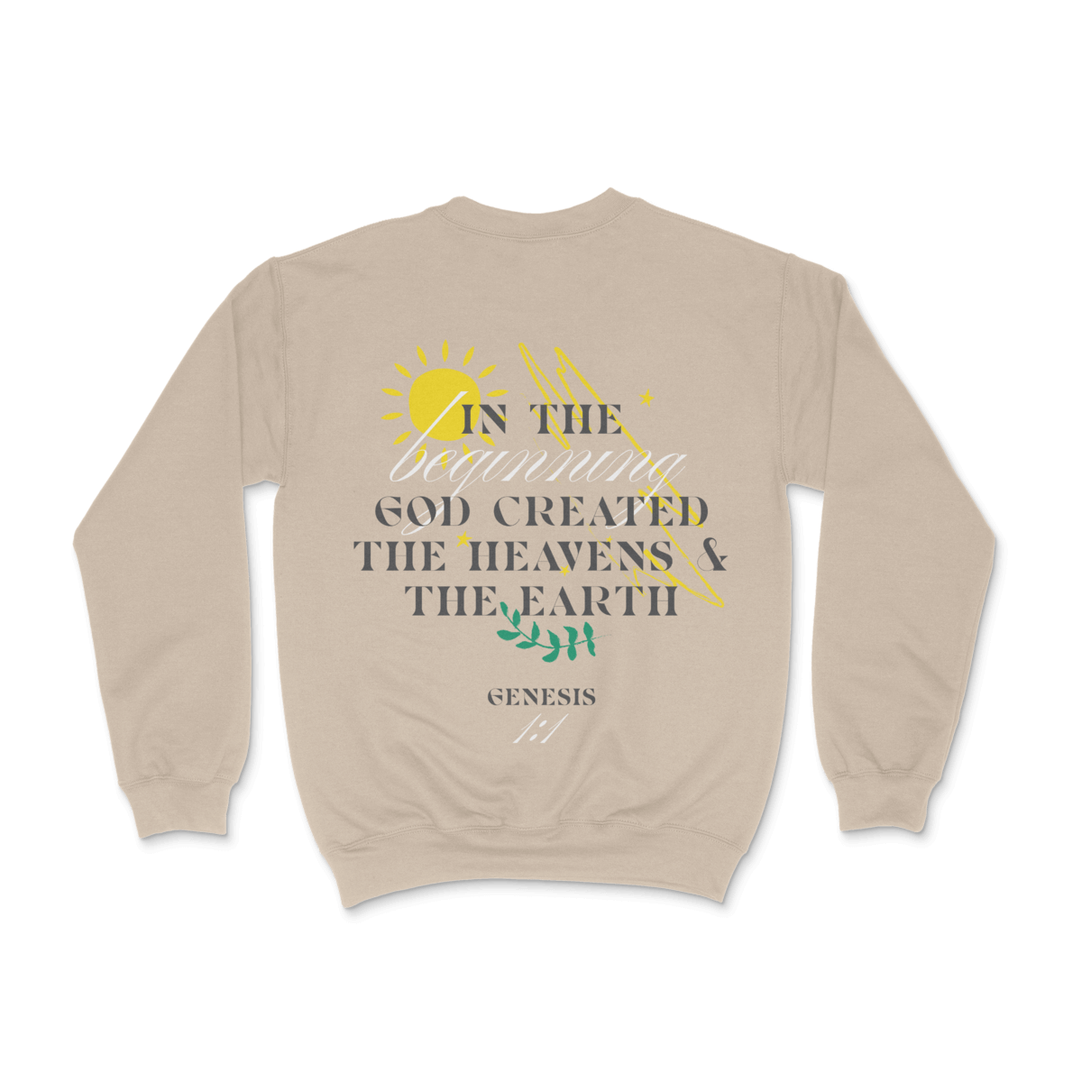 Genesis 1:1 — Heavyweight Crewneck