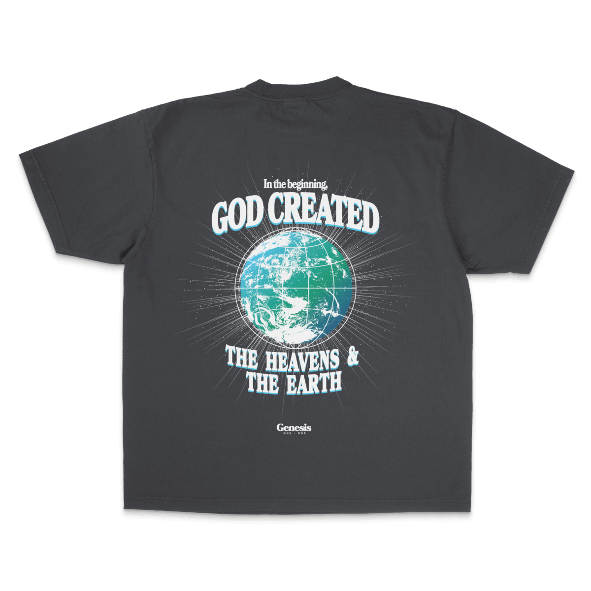 Genesis 1:1 — Garment-Dyed Crewneck Tee