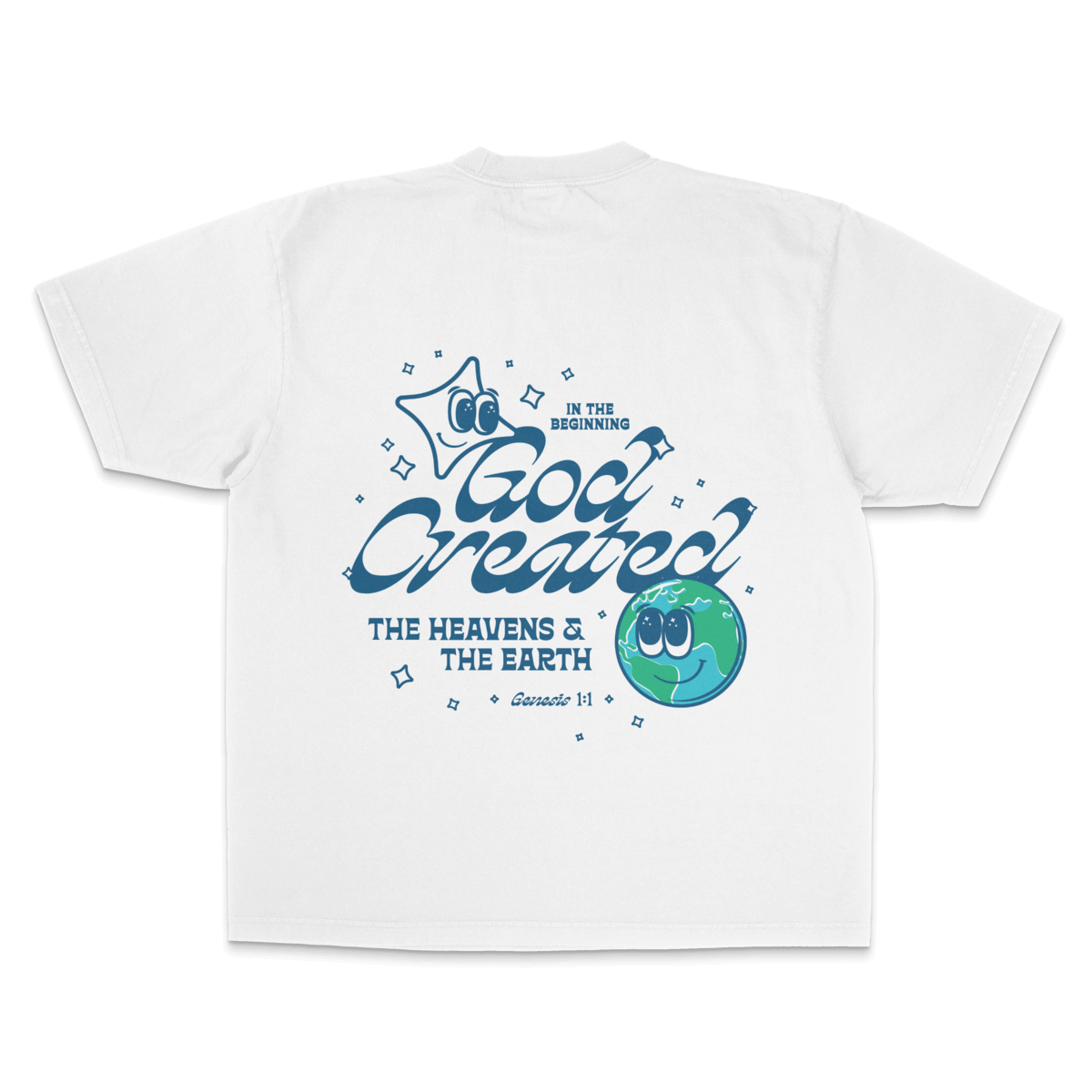 Genesis 1:1 — Garment-Dyed Crewneck Tee